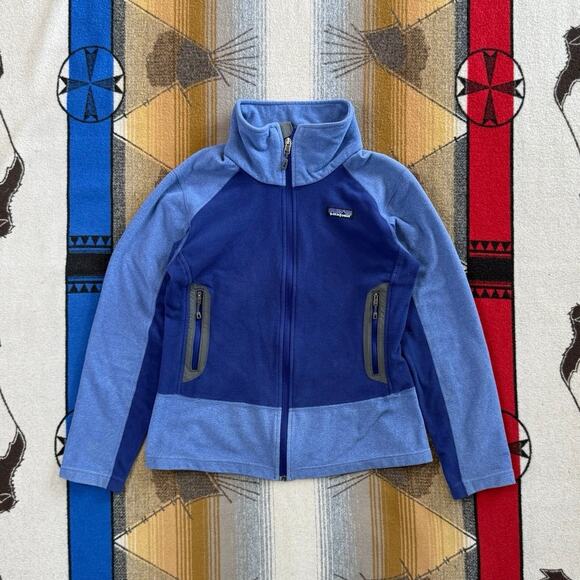 Women’s Patagonia Full Zip Fleece Jacket Size Medium Purple Spring 2013 Outdoor - Picture 1 of 10